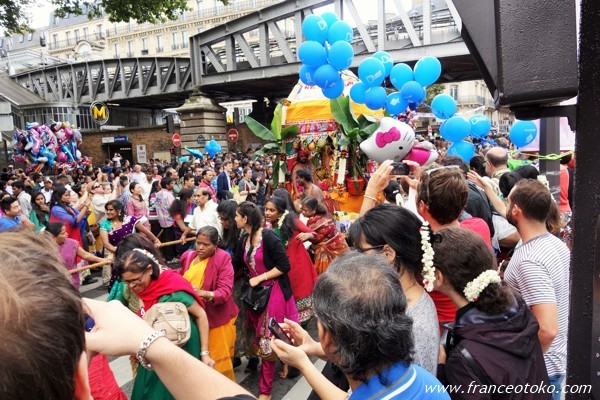 パリのインド人街　フェット・ド・ガネーシャ　ガネーシャ祭